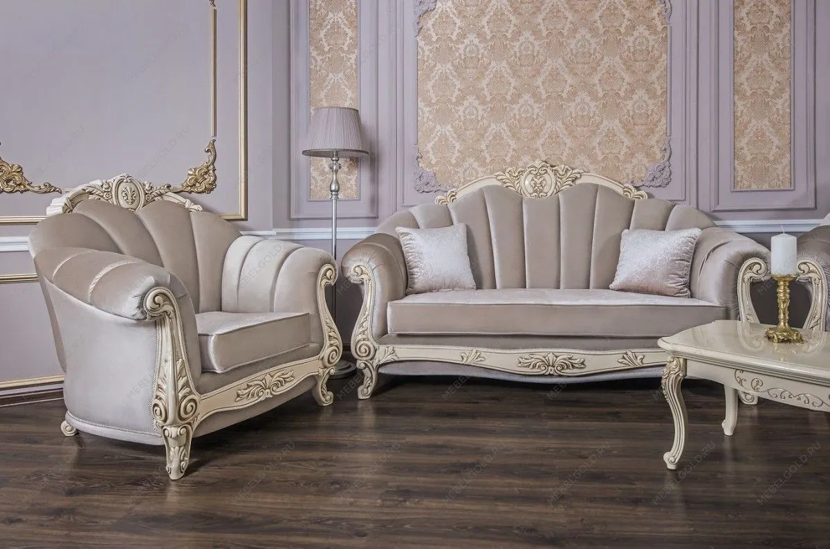 Кресло Марселла крем глянец | изображение 4