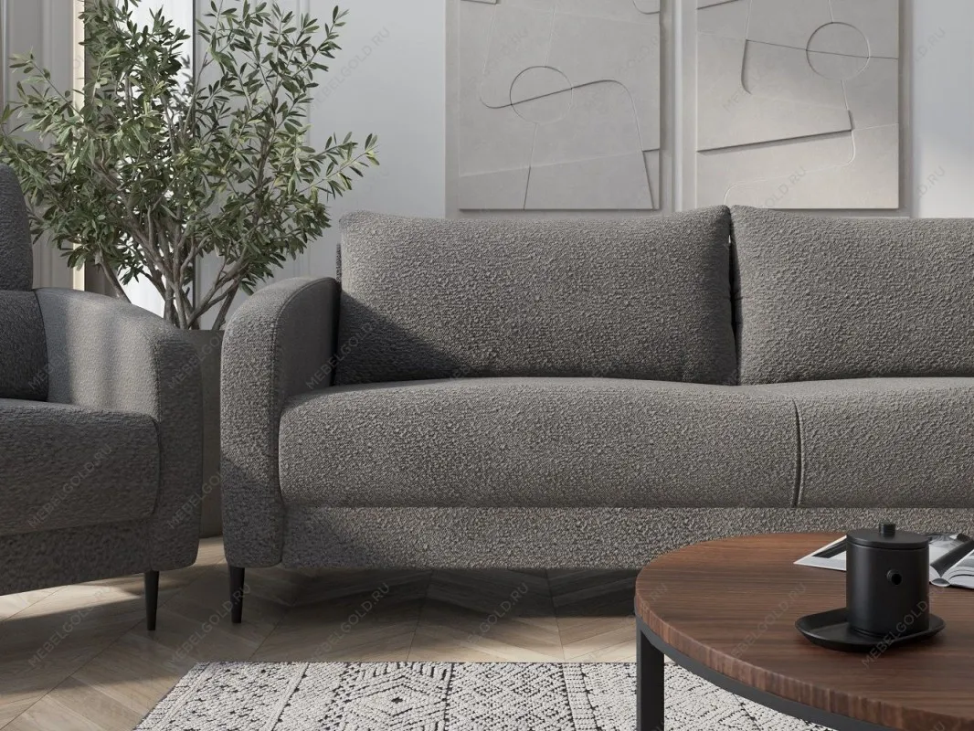 Диван Стелла 3х местный серый | изображение 3