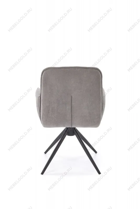 Стул кухонный Halmar K574 поворотный (серый/черный) | изображение 5