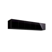 Антресоль для 6-х дверного шкафа Римини (Черный/серебро) РМАН-1(6)