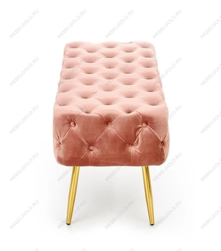 Скамья Halmar ATHENA (розовый/золотой) | изображение 2