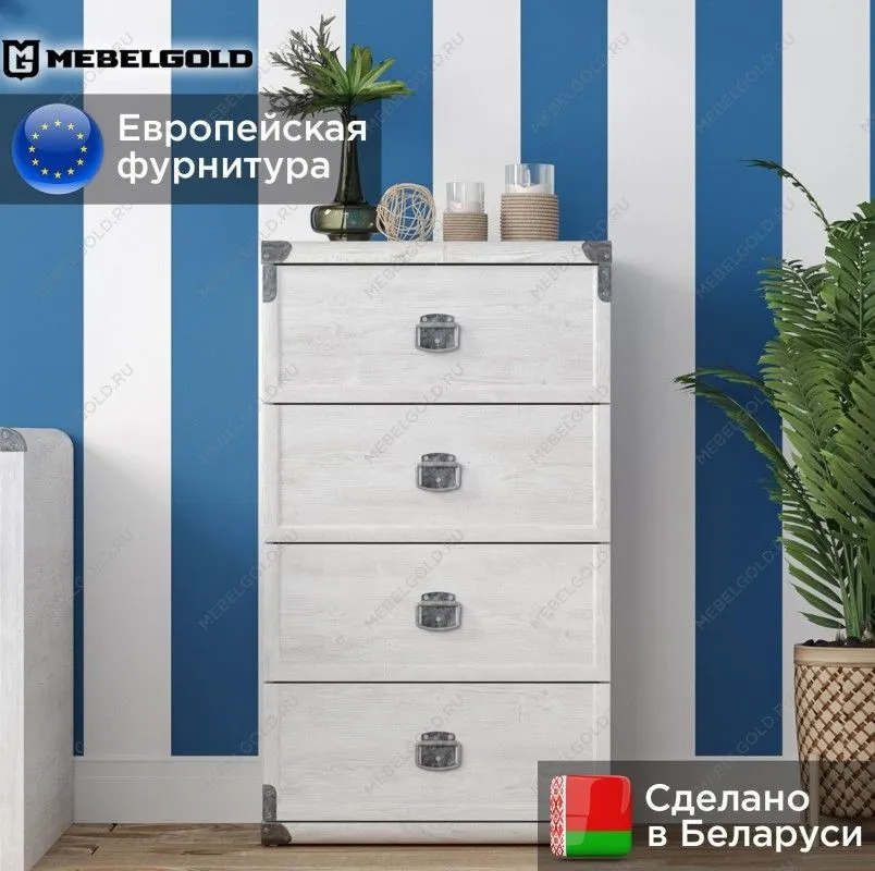 Комод Индиана JKOM4S/50 сосна каньон | изображение 1