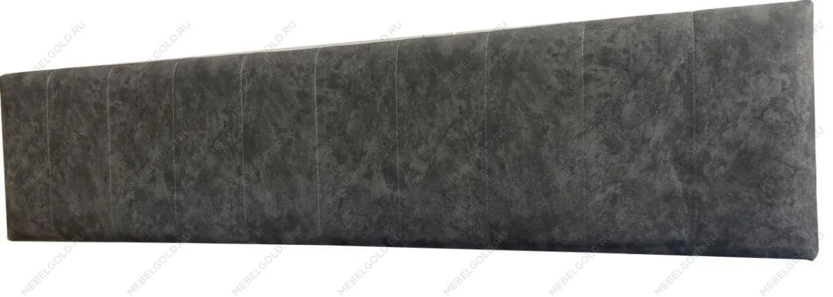 Мягкая вставка изголовья кровати Люкс 1800 (цельная), Денвер (1760*365*60) Серый, 933188 | изображение 1