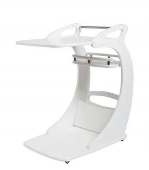 Подкатной столик Фаворит (молочный дуб)