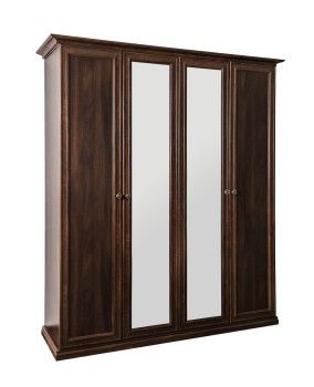 Шкаф Афина 4-дверный (2+2) с зеркалом караваджо