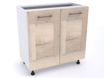 Стол С-80 (520), Дублин (800*520*820) Дуб галифакс белый, 21679