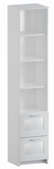БРИМНЭС / СИРИУС Стеллаж ИКЕА / IKEA 2 ящика 39х190 белый