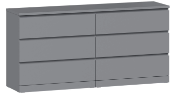 МАЛЬМ / VARMA Комод ИКЕА / IKEA 6D 160х77х40, серый