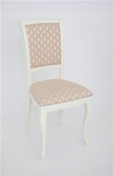 Стул Дионис (эмаль тон 11/ткань Shamberi) слоновая кость