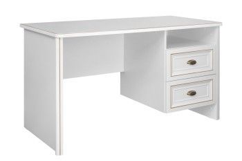 Стол письменный Натали белый глянец
