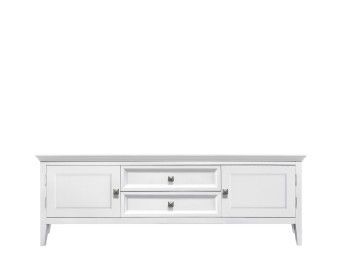 Тумба ТВ 2 ящика 2 дверцы Manhattan (Белый)