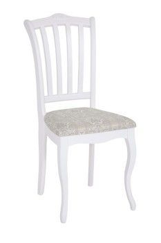 Стул Ланна (тон 304 белый/ткань Рио полоса 17)