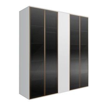 Шкаф 5-ти дв. Bogemia Air (Белый/Золото) БМШ2/5(4)