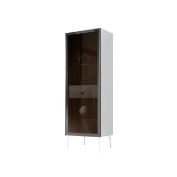 Витрина Bogemia Farfalle (Белый/Хром) БМВ1-1С(Fa)