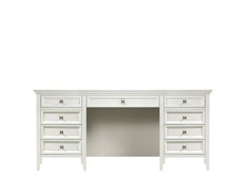 Стол письменный двухтумбовый Manhattan (Молочный)