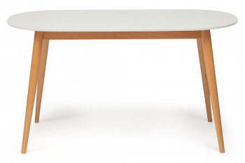 Стол обеденный MAX Бук, Белый