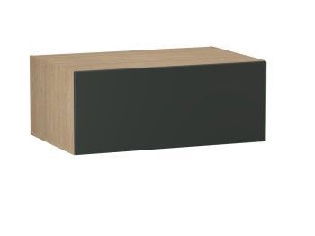 Шкаф АГ-90, Женева (900*586*360) Дуб Палермо/Зеленый матовый, 21928