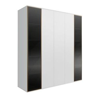 Шкаф 5-ти дв. Bogemia Air (Белый/Золото) БМШ2/5(2)