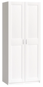 Шкаф МАКС двухдверный широкий, ДСП, цвет белый