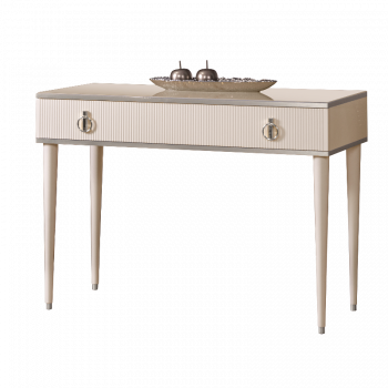 м. Римская - Стол туалетный Римини СОЛО (слоновая кость серебро) РМСТ-1 (s)