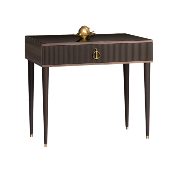 Стол туалетный узкий Римини СОЛО (Орех империя/Золото) РМСТ-1(s)[9]