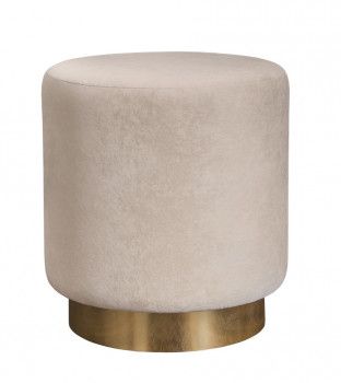 Пуфик Лара бежевый глянец