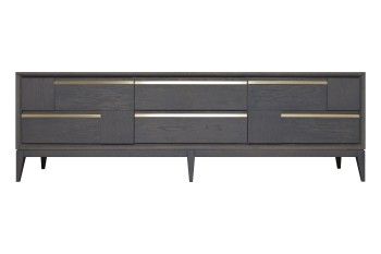 Тумба под телевизор Сидней, дуб графит