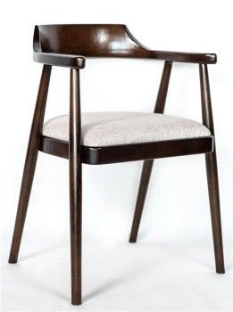 Полукресло венское Mercurius (темный орех орех/ткань Тесла 01)