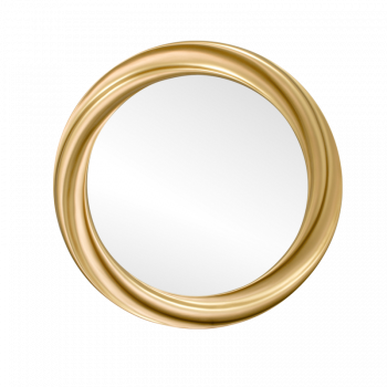 Зеркало круглое 1713(1) золото