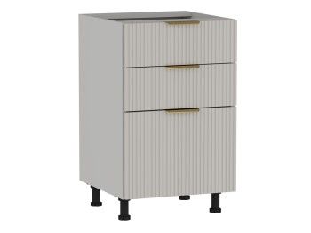 Стол с ящиками СЯ-50 (176/356), Монза (500*523*820) Экокожа Бежевый, 23118