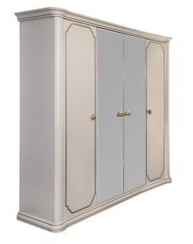 Шкаф Лали 4-дверный бежевый