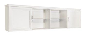 Секция навесная мост Мишель белый матовый