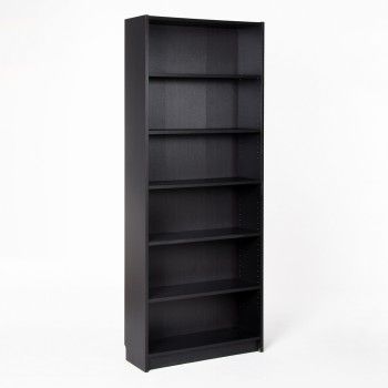 МАЛЬМ / VARMA Стеллаж ИКЕА / IKEA 80, 80x200x28, шпон, черный