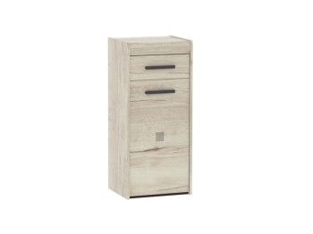 Тумба 450 ПМ-5 высокая, Мале (450*384*1020) Дуб галифакс белый, 50504