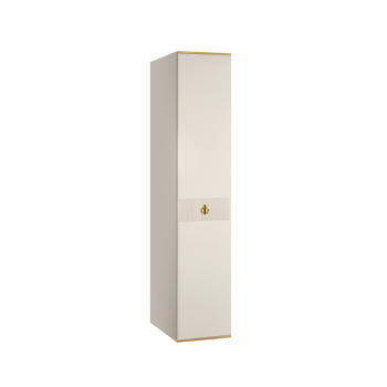 Шкаф 1-но дверный Римини СОЛО (Слоновая кость/Золото) РМШ2/1(s)