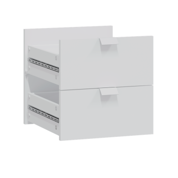 КАЛЛАКС / ФОРА Комплект двух выдвижных ящиков ИКЕА / IKEA 4.2, ДСП, цвет белый