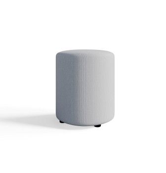 Пуфик Стелла светло серый камень