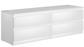 МАЛЬТА комод ИКЕА / IKEA 4 ящика 160х54 белый