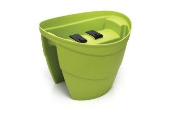 Цветочница-кашпо на перила Lilac, зеленый