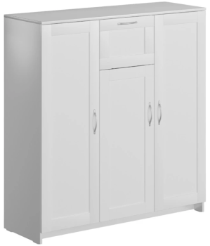 БРИМНЭС / СИРИУС тумба ИКЕА / IKEA 3 двери и 1 ящик 117х123 белая