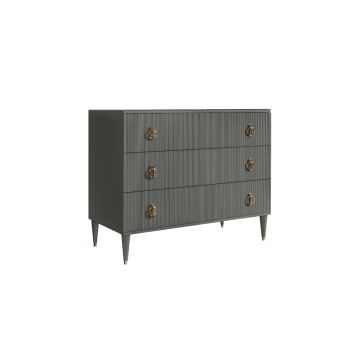 Комод Римини СОЛО (Серый/Золото) РМКМ-1(s)