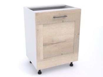 Стол С-60 (520), Дублин (600*520*820) Дуб галифакс белый, 21677