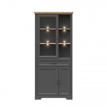 Шкаф с витриной Жасмин REG1W2D1S с подсветкой