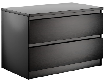 МАЛЬТА комод ИКЕА / IKEA 2 ящика 80х54 Дуб Венге