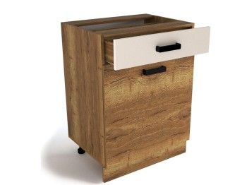 Стол с ящиком СЯД-60, Адель (600*470*820) Дуб галифакс Табак, 20117