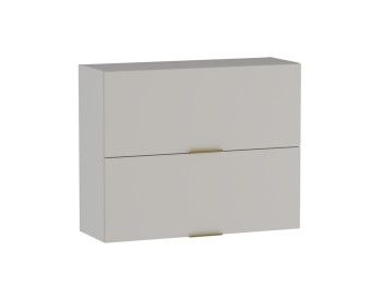 Шкаф ШГ-90Г, Монза (900*316*720) Экокожа Бежевый, 23158