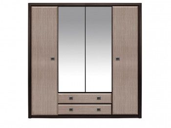 Шкаф платяной Коен SZF 4D2S Венге/Штрокс (NEW)