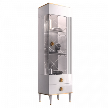 м. Марьина Роща - Витрина 1-ств. (правая) Римини СОЛО (белый золото) РМВ1-1С (s)