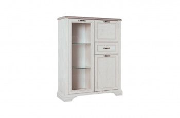 Шкаф с витриной Монако 1V2D1S