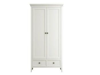 Шкаф двухстворчатый Manhattan (Молочный)